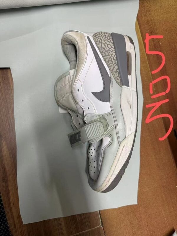 No. 5Jordan Legacy 312 Leather Low Comfortable Versatile Low-top Sneakers Men's White