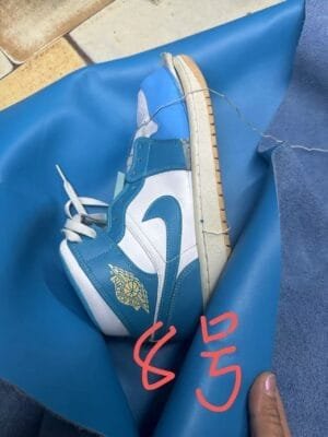 0_hdsavephotos-1-16 8Jordan Air Jordan 1 Mid Trendy Mid-cut Retro Basketball Shoes Men's Blue and White