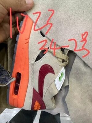 0_hdsavephotos-1-9 CLOT x Nike Air Max 1 kiss of death retro low-top casual running shoes unisex brown