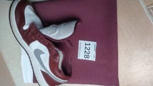 1228
Jordan Air Jordan 1 low "bordeaux" trendy low-top retro basketball shoes men's white and red