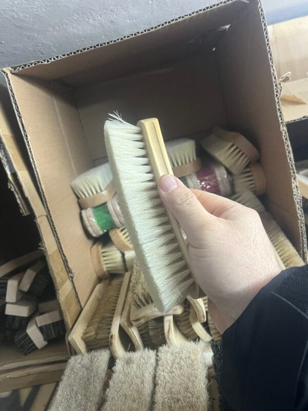 img_8126 Wooden handle bristle shoe polish brush
