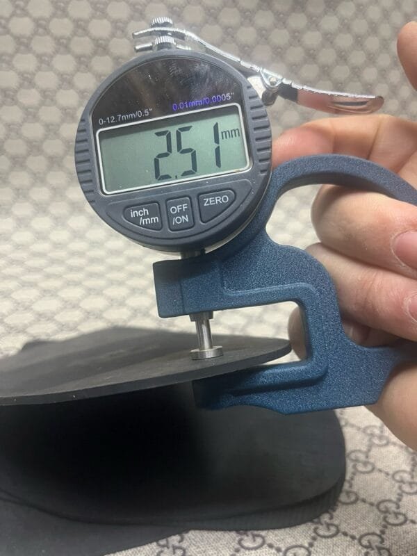 Wear-resistant forefootThickness 2.5mm Length 170mm Width 115mm