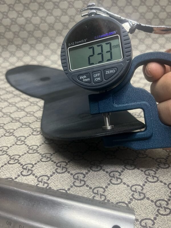 Pepper rubber TOPY forefootThickness 2.2 Length 175mm Width 115mm