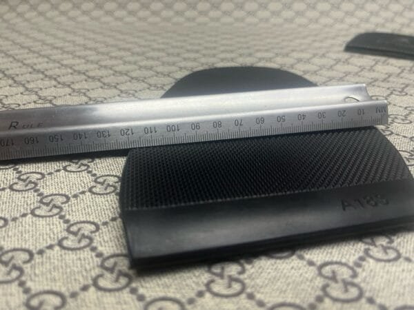 #A183 Forefoot
Forefoot thickness 2.3mm Length 180mm Width 120mm
Heel (1) thickness 6.2mm Length 95mm Width 85mm
Heel (2) thickness 4.0mm Length 95mm Width 85mm