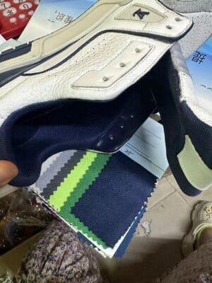 img_9958 1205# XY 1400mm*900mm
LV 1:1LOUIS VUITTON Trainer #54 lace-up low-top fashion sneakers for men and women, white and blue