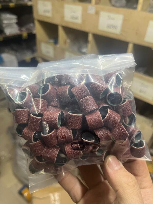 img_0467 Sandpaper rings 100 pcs, two columns